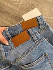 TB8148-Chân váy Jean  dài Xanh