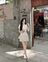 TB8411 ĐẦM REN HOA