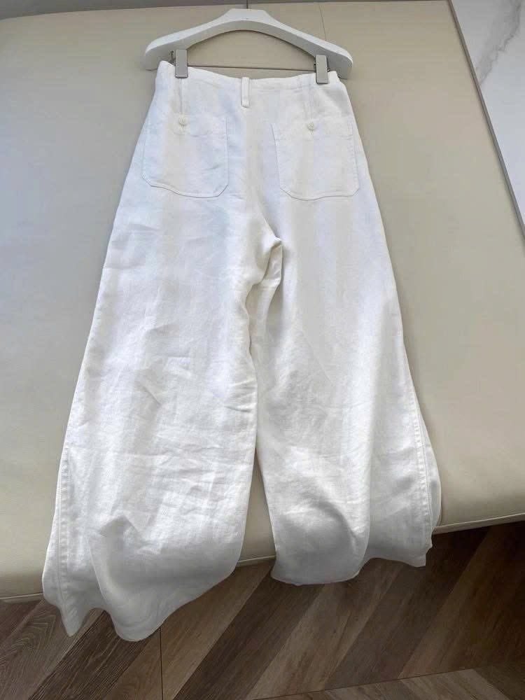 VGU0458-Quần suông Trắng