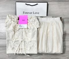 VGU0517 - SET ÁO KIỂU + CHÂN VÁY DÀI