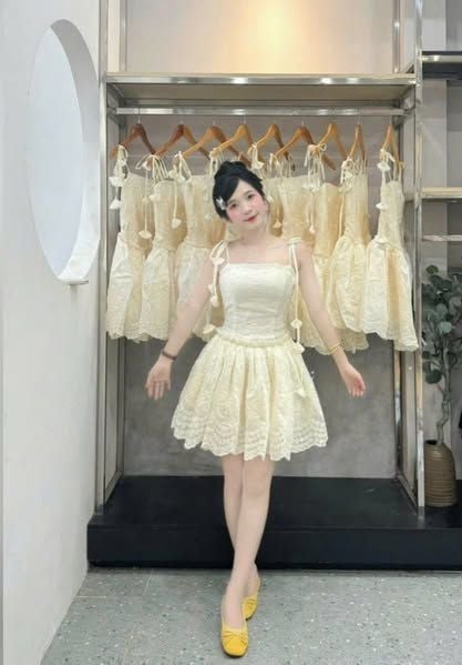 VGU0514 - ĐẦM 2 DÂY KIỂU