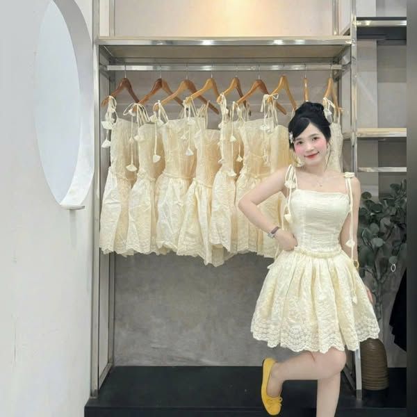 VGU0514 - ĐẦM 2 DÂY KIỂU