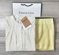 VGU0522 - SET ÁO TAY DÀI + CHÂN VÁY
