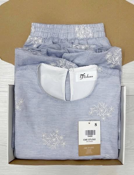 TQ4356 - SET THÊU ÁO SÁT NÁCH + QUẦN SHORT XANH