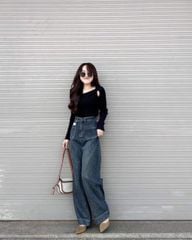 SET ÁO THUN , QUẦN JEANS DÀI