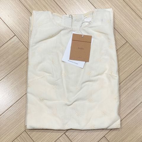 OAK0082 SET ÁO +CV DÀI THÊU HOA ( KEM )