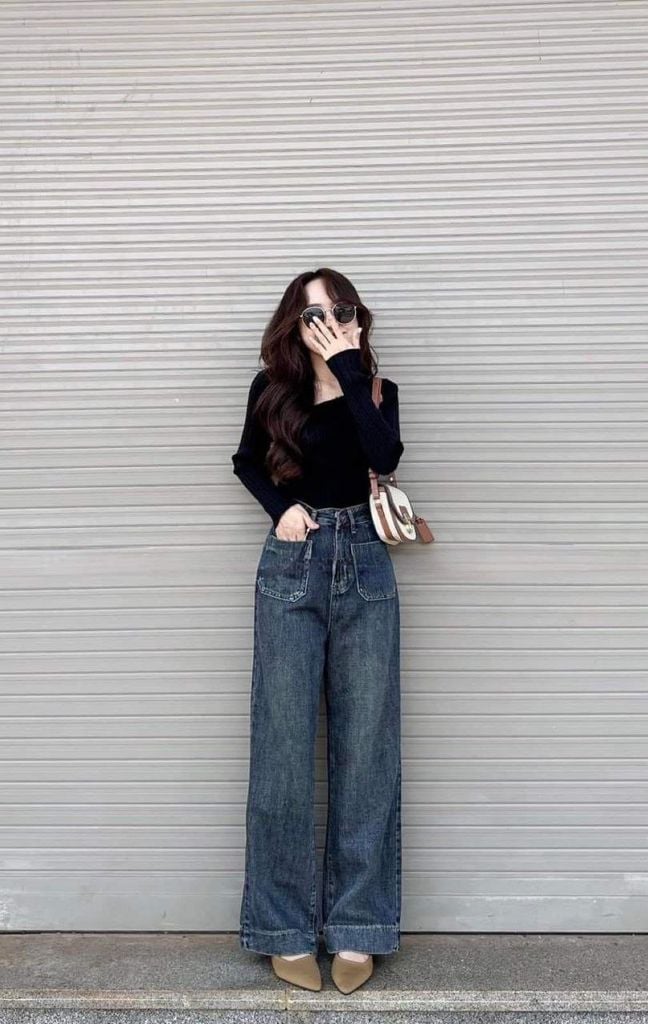 SET ÁO THUN , QUẦN JEANS DÀI