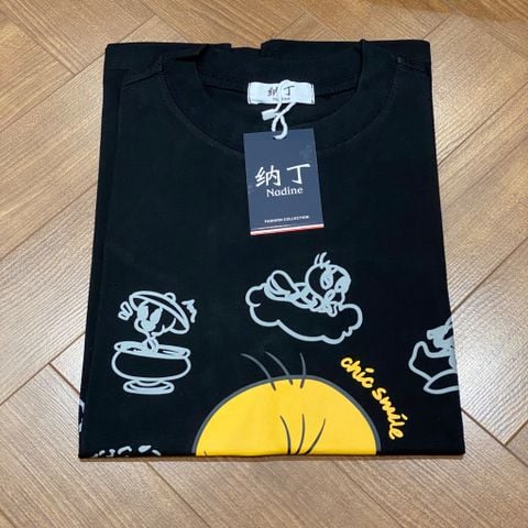 TUN0236 T-SHIRT VỊT OCHIC (ĐEN)