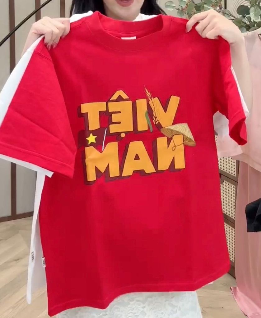 TUN0095 ÁO THUN VIỆT NAM (ĐỎ)