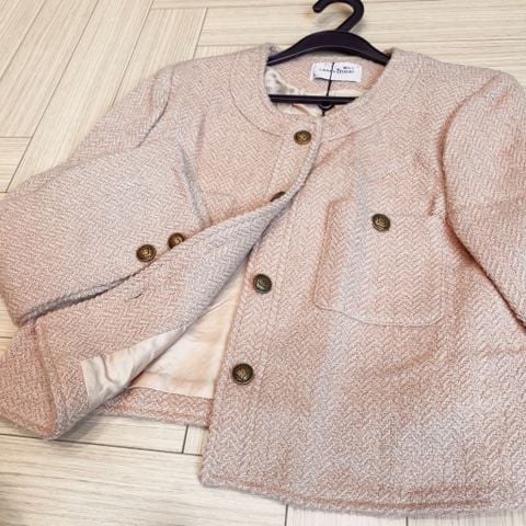 QCC0052-Áo dạ phối túi