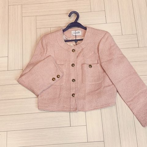 QCC0052-Áo dạ phối túi