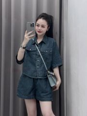 SET JEANS ÁO , QUẦN SHORT