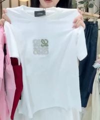 LEN1032 ÁO THUN QC LOGO KẾT HẠT (TRẮNG)