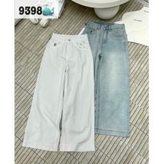 LEN1422 QUẦN JEAN QC TÚI THÊU LV CAO CẤP (KEM)
