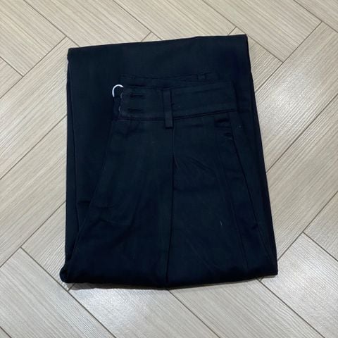 QCC2017 QUẦN KAKI SUÔNG QC (ĐEN)