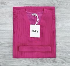 ĐẦM LINEN GÂN QC HỒNG