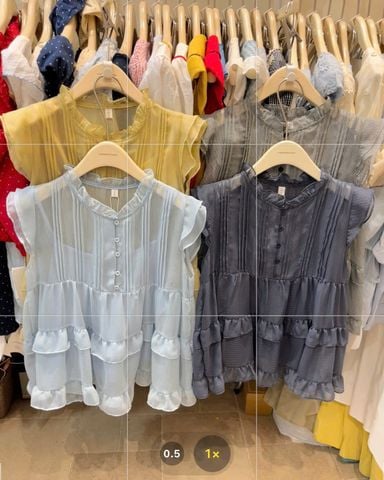 LIN0262 Áo cánh tiên Vàng tầng bèo 88992