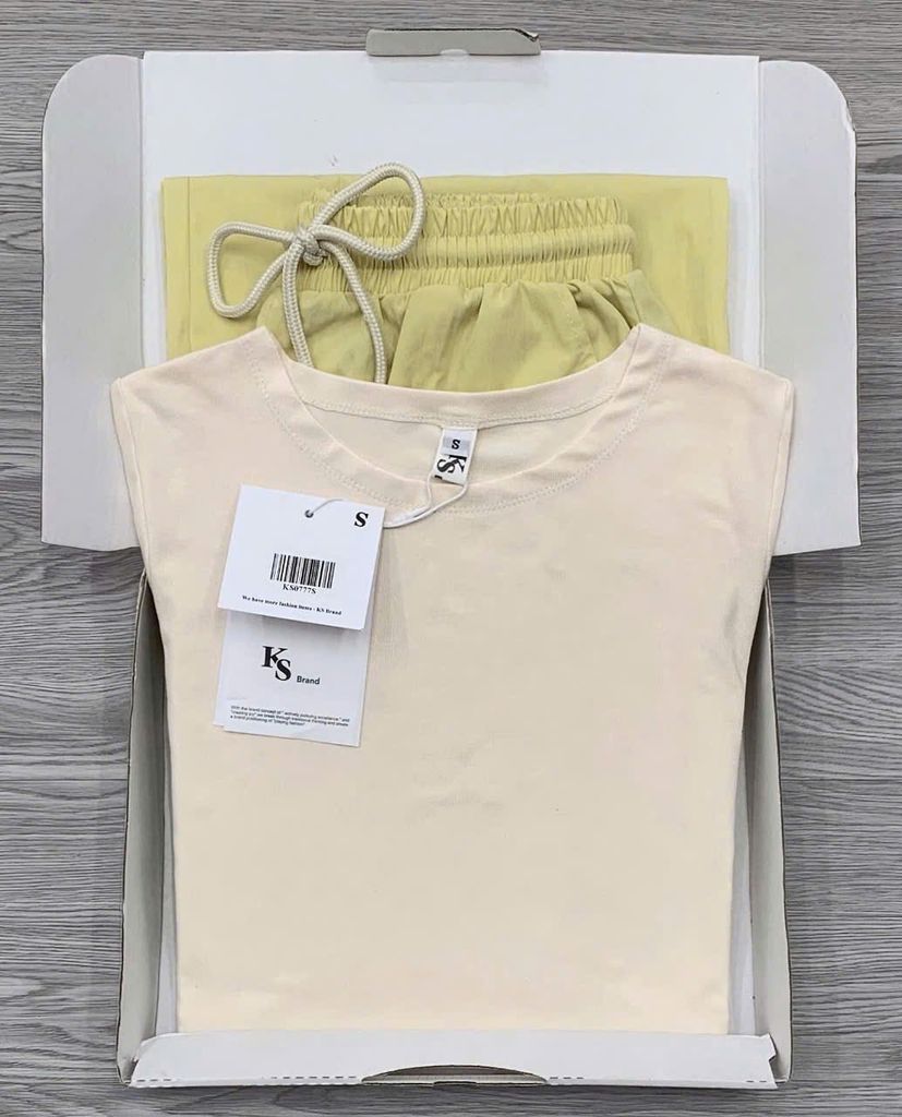 KS0777 - SET ÁO THUN BODY + QUẦN DÙ DÀI