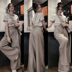 TB8350 - SET ÁO THUN CELINE + QUẦN DÀI - DÂY CỘT
