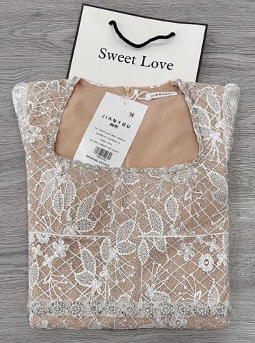 TB8326 ĐẦM REN HOA TK CAO CẤP