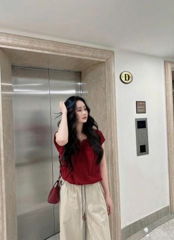 VGU0387 - SET THỂ THAO DÙ - ÁO TAY HẾN KHÓA KÉO + QUẦN DÀI