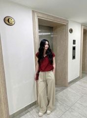 VGU0387 - SET THỂ THAO DÙ - ÁO TAY HẾN KHÓA KÉO + QUẦN DÀI
