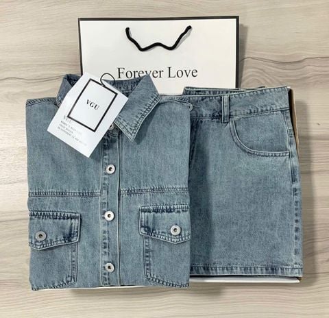 VGU9979 - Set Jean Cao Cấp 2 Món