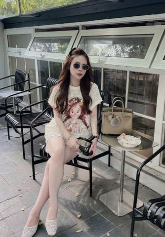 SKY8477 - SET ÁO IN BÉ GÁI - QUẦN SHORT