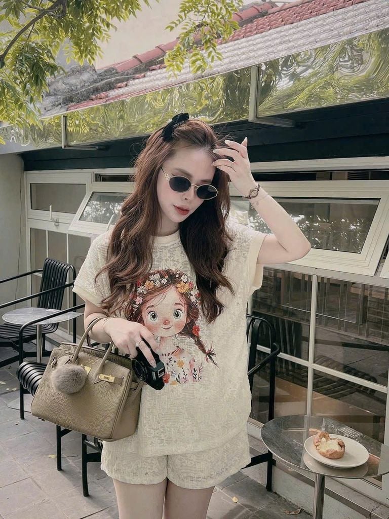 SKY8477 - SET ÁO IN BÉ GÁI - QUẦN SHORT