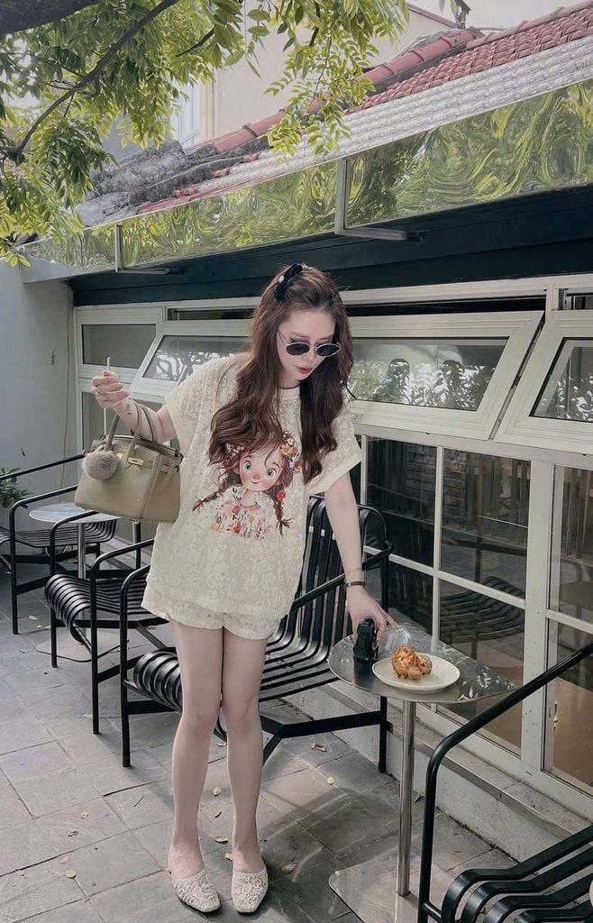 SKY8477 - SET ÁO IN BÉ GÁI - QUẦN SHORT
