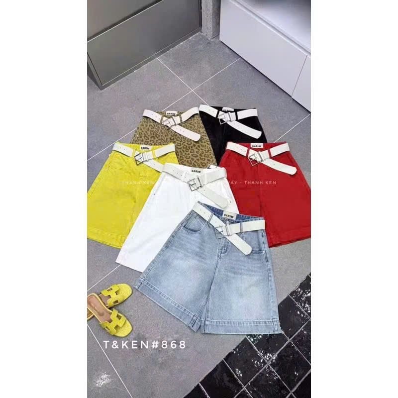 LIN0268 QUẦN JEAN NGỐ QC + NỊT (VÀNG)