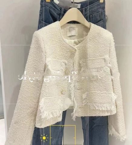 QCC0078 ÁO DẠ TUA RUA KEM