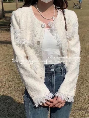 QCC0078 ÁO DẠ TUA RUA KEM