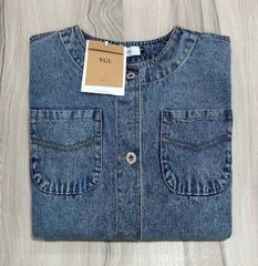 VGU6122 ÁO KHOẮC JEANS