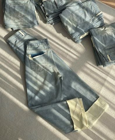 VGU8777-Quần jean QC lật gấu (quần lẻ)