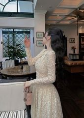 VRA0303 ĐẦM REN KEM TK CAO CẤP