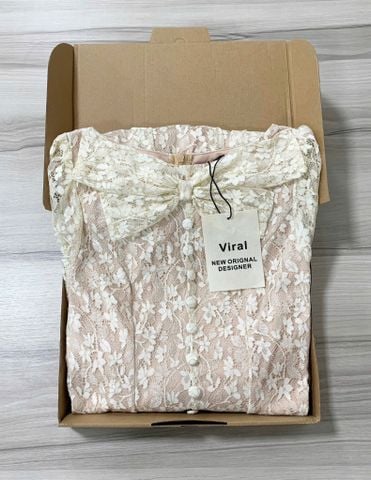 VRA0303 ĐẦM REN KEM TK CAO CẤP