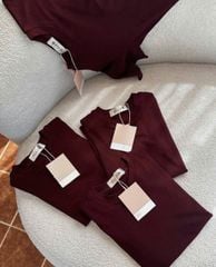 VGU9243-Áo thun body Đỏ (áo lẻ)