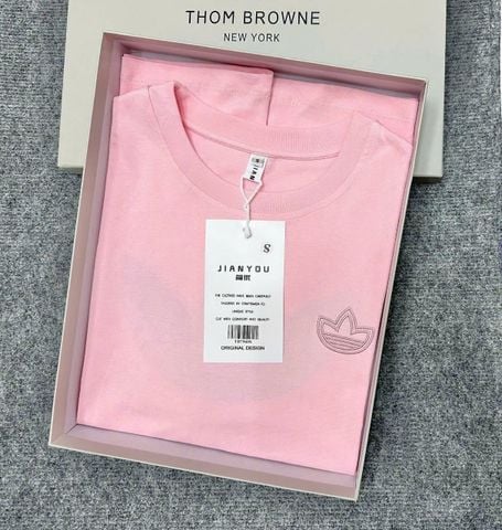 TB7560 ÁO THUN HỒNG THÊU LOGO