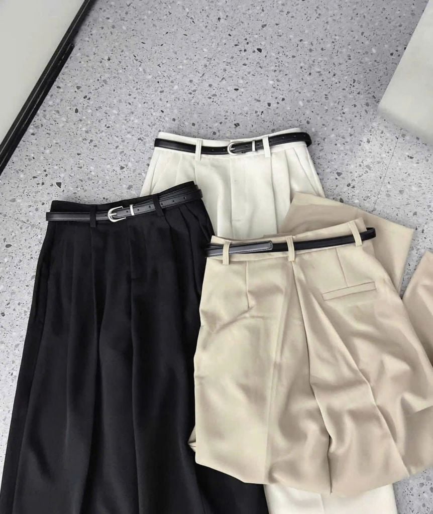 TB7646 QUẦN TÂY SUÔNG + NỊT (DA ĐẬM)