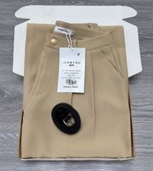 TB7646 QUẦN TÂY SUÔNG + NỊT (DA ĐẬM)