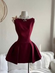VGU9490 - Đầm đỏ tag bướm