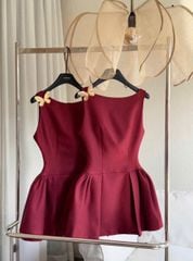 VGU9490 - Đầm đỏ tag bướm