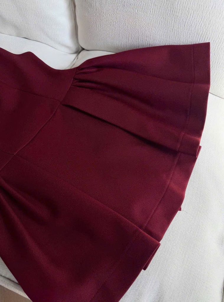 VGU9490 - Đầm đỏ tag bướm