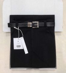 TQ1711-Chân váy dài + nịt Đen