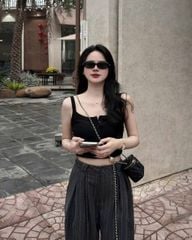 KS5054 QUẦN TÂY SỌC (ĐEN) (quần lẻ)
