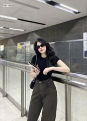 VGU9660 - Set Áo body - Quần Jean ĐEN