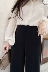 SKY7842-Set công sở áo sơ mi, quần dài Đen (áo trắng)