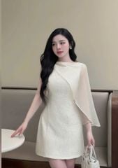 VGU9740 ĐẦM KEM PHỐI CHOÀNG TAG BƯỚM
