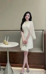 VGU9740 ĐẦM KEM PHỐI CHOÀNG TAG BƯỚM